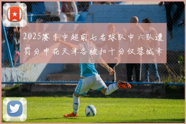2025赛季中超前七名球队中六队遭罚分申花天津各被扣十分仅蓉城幸免